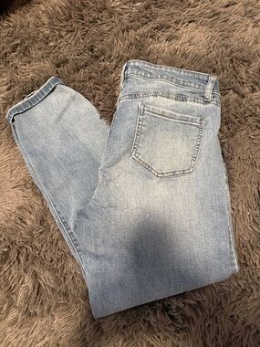 Buffalo David Bitton Light Wash Skinny Jeans , ankle length